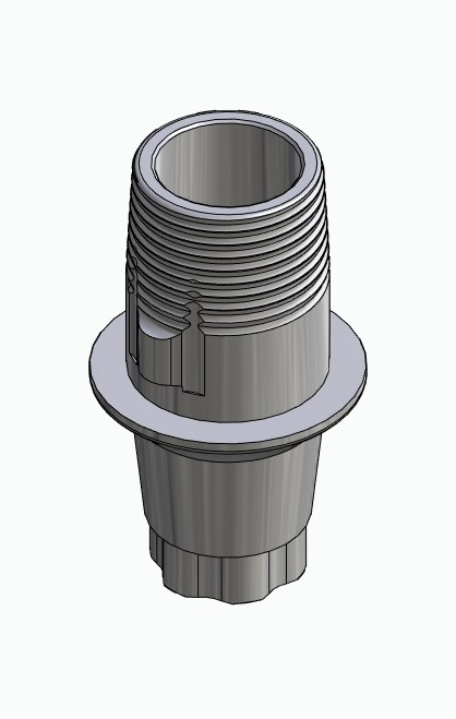 BIONIKA DI SM, Titanium base, positioned