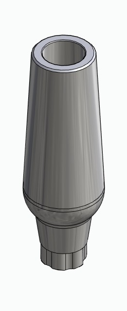BIONIKA DI SM, Universal abutment, straight, positioned