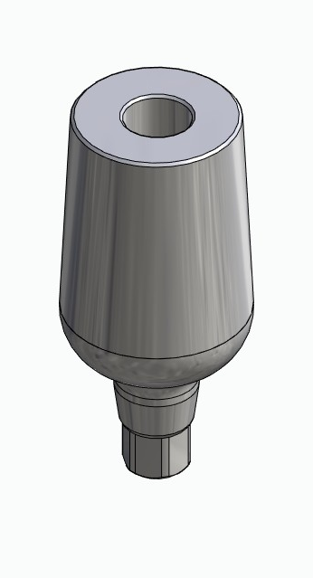 BIONIKA iSy, Universal abutment, straight, positioned