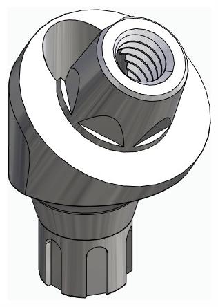 BIONIKA SCANDREA, Multi-unit abutment, angled, positioned, narrow, LT2.7, type-B