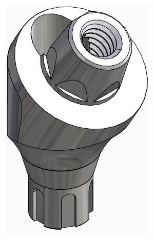 BIONIKA SCANDREA, Multi-unit abutment, angled, positioned, narrow, LT2.7, type-B
