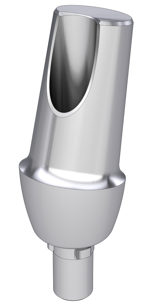 Uniplant® (UP) Compatible, Anatomical abutment, oblique