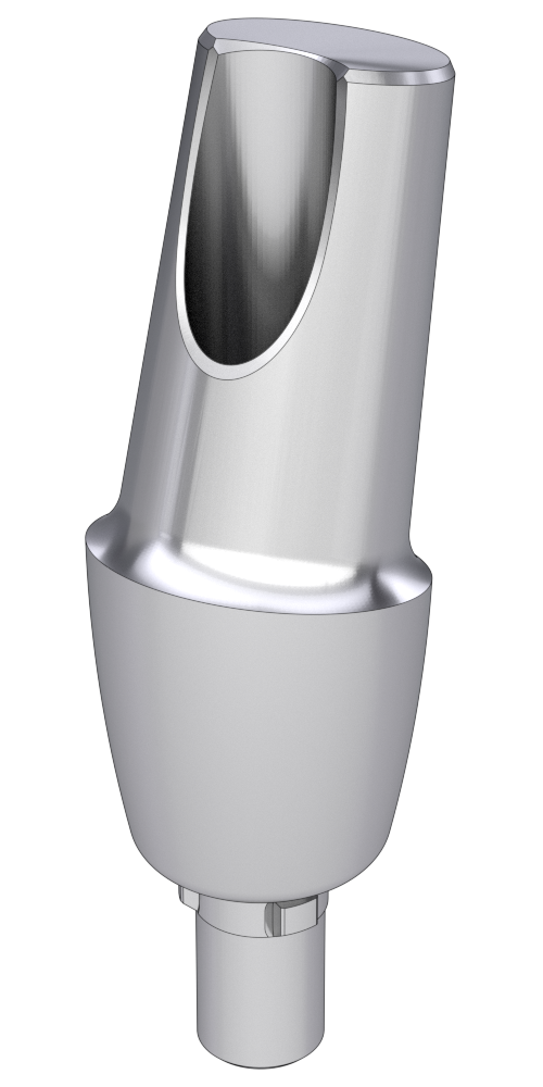 Uniplant® (UP) Compatible, Anatomical abutment, oblique