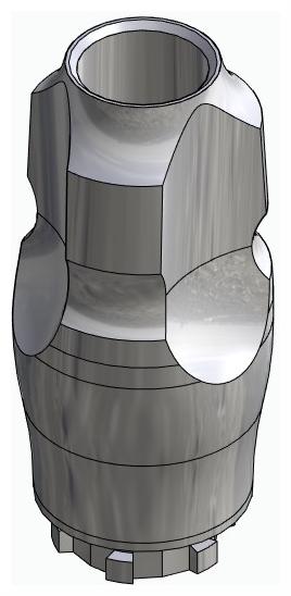BIONIKA UP, Impression coping for closed tray, uniform, positioned