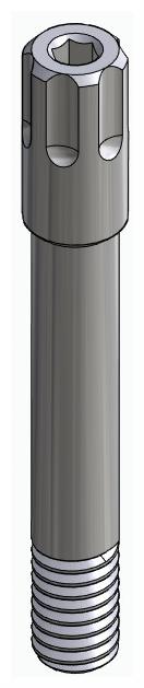BIONIKA UP, Impression coping screw, open tray, short