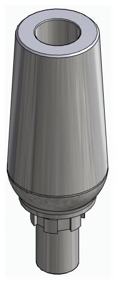 BIONIKA UP, Universal abutment, straight, positioned