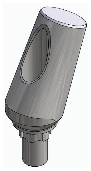 BIONIKA UP, Universal abutment, angled, positioned, type-A