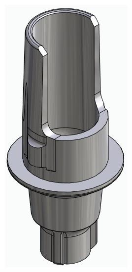 BIONIKA KT, Flexi base, implant level, positioned, type-A