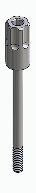 BIONIKA KT, Impression coping screw, open tray, short