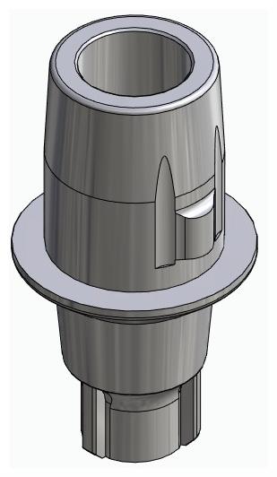 BIONIKA KT, Titanium base, positioned