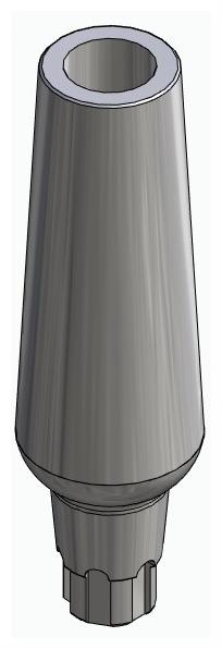 BIONIKA KT, Universal abutment, straight, positioned