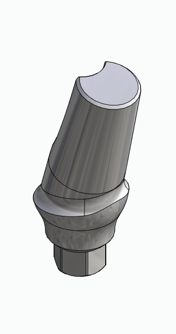 BIONIKA SD, Anatomic abutment, angled, 15°, positioned, type-A