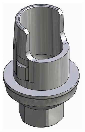 BIONIKA SD, Flexi base, implant level, positioned, type-A