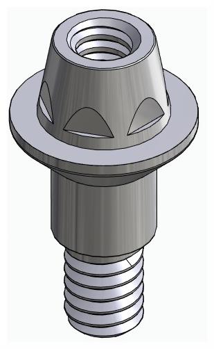 BIONIKA SD, Multi-unit abutment, straight, screwable, narrow, LT2.7