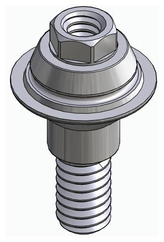 BIONIKA SD, Multi-unit abutment, straight, screwable, wide, LT2