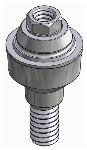 BIONIKA SD, Multi-unit abutment, straight, screwable, wide, LT2