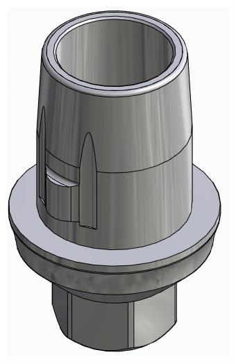 BIONIKA SD, Titanium base, positioned