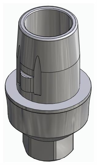 BIONIKA SD, Titanium base, positioned