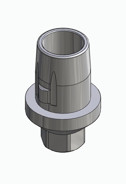 BIONIKA SD, Titanium base, positioned