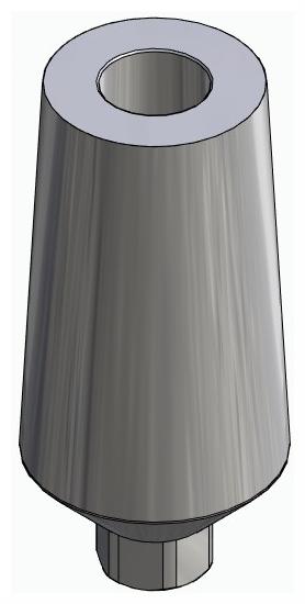 BIONIKA SD, Universal abutment, straight, positioned