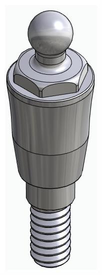 BIONIKA ND, Ball abutment, OC, micro