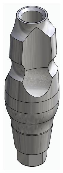 BIONIKA ND, Impression coping for closed tray, uniform, positioned