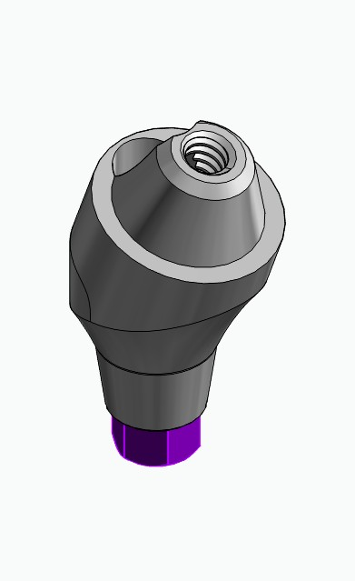 BIONIKA ND, Multi-unit abutment, angled, positioned, wide, LT2, type-A
