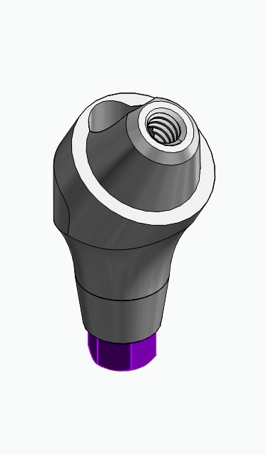 BIONIKA ND, Multi-unit abutment, angled, positioned, wide, LT2, type-A