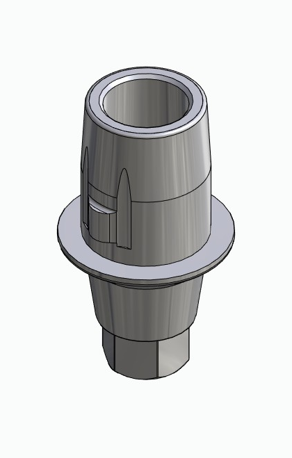 BIONIKA ND, Titanium base, positioned