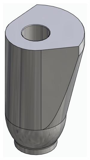 BIONIKA TLX, Delta abutment, positioned