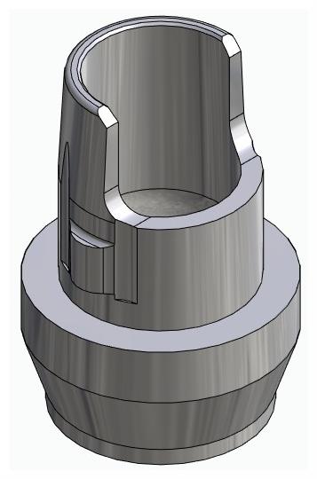 BIONIKA TLX, Flexi base, implant level, positioned, type-A