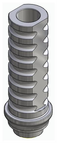 BIONIKA FR, Temporary abutment, implant level, non-positioned