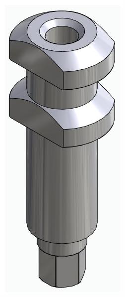 BIONIKA FR, Impression coping for open tray, uniform, positioned