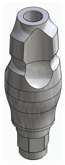 BIONIKA FR, Impression coping for closed tray, uniform, positioned