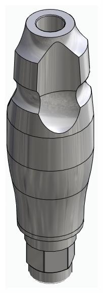 BIONIKA FR, Impression coping for closed tray, uniform, positioned