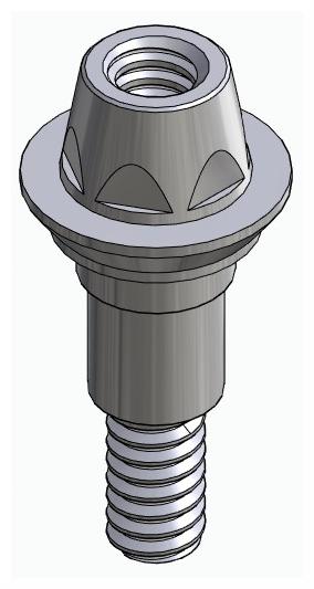 BIONIKA FR, Multi-unit abutment, straight, screwable, narrow, LT2.7