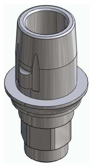 BIONIKA FR, Titanium base, positioned