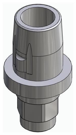 BIONIKA FR, Titanium base, positioned