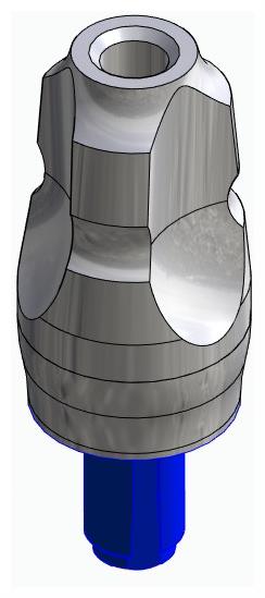 BIONIKA WL, Impression coping for closed tray, uniform, positioned