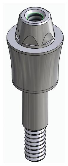 BIONIKA WL, Multi-unit abutment, straight, screwable, narrow, LT2.7