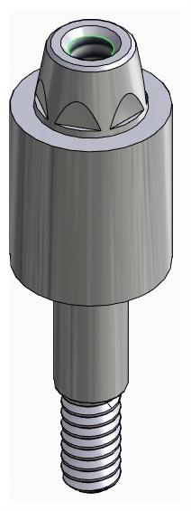 BIONIKA WL, Multi-unit abutment, straight, screwable, narrow, LT2.7