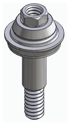 BIONIKA WL, Multi-unit abutment, straight, screwable, wide, LT2