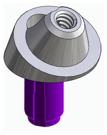 BIONIKA WL, Multi-unit abutment, angled, positioned, wide, LT2, type-B