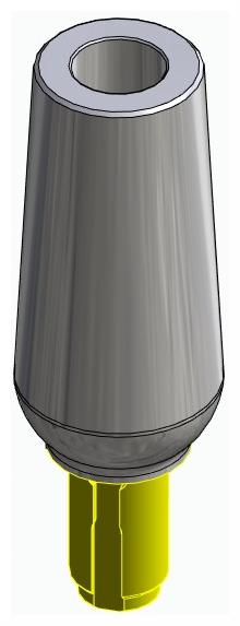 BIONIKA WL, Universal abutment, straight, positioned