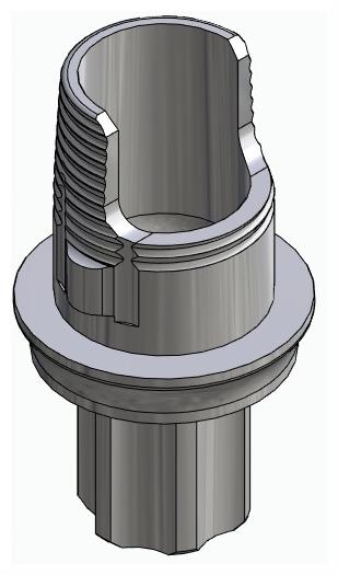 BIONIKA BB, Flexi base, implant level, positioned, type-A