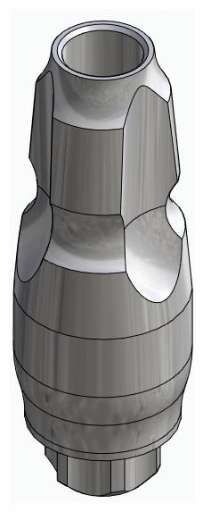 BIONIKA BB, Impression coping for closed tray, uniform, positioned