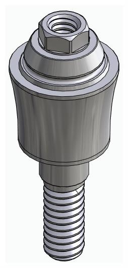 BIONIKA BB, Multi-unit abutment, straight, screwable, wide, LT2