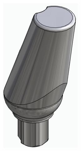 BIONIKA BB, Universal abutment, angled, positioned, type-A