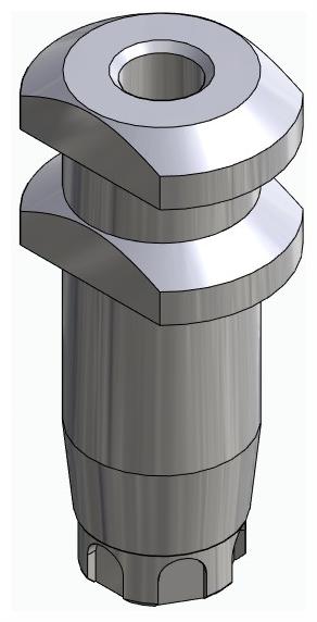 BIONIKA C1, Impression coping for open tray, uniform, positioned