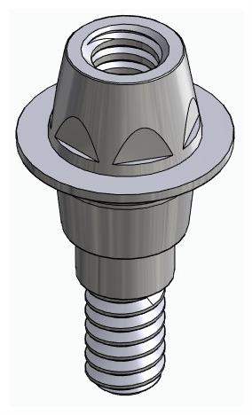 BIONIKA C1, Multi-unit abutment, straight, screwable, narrow, LT2.7